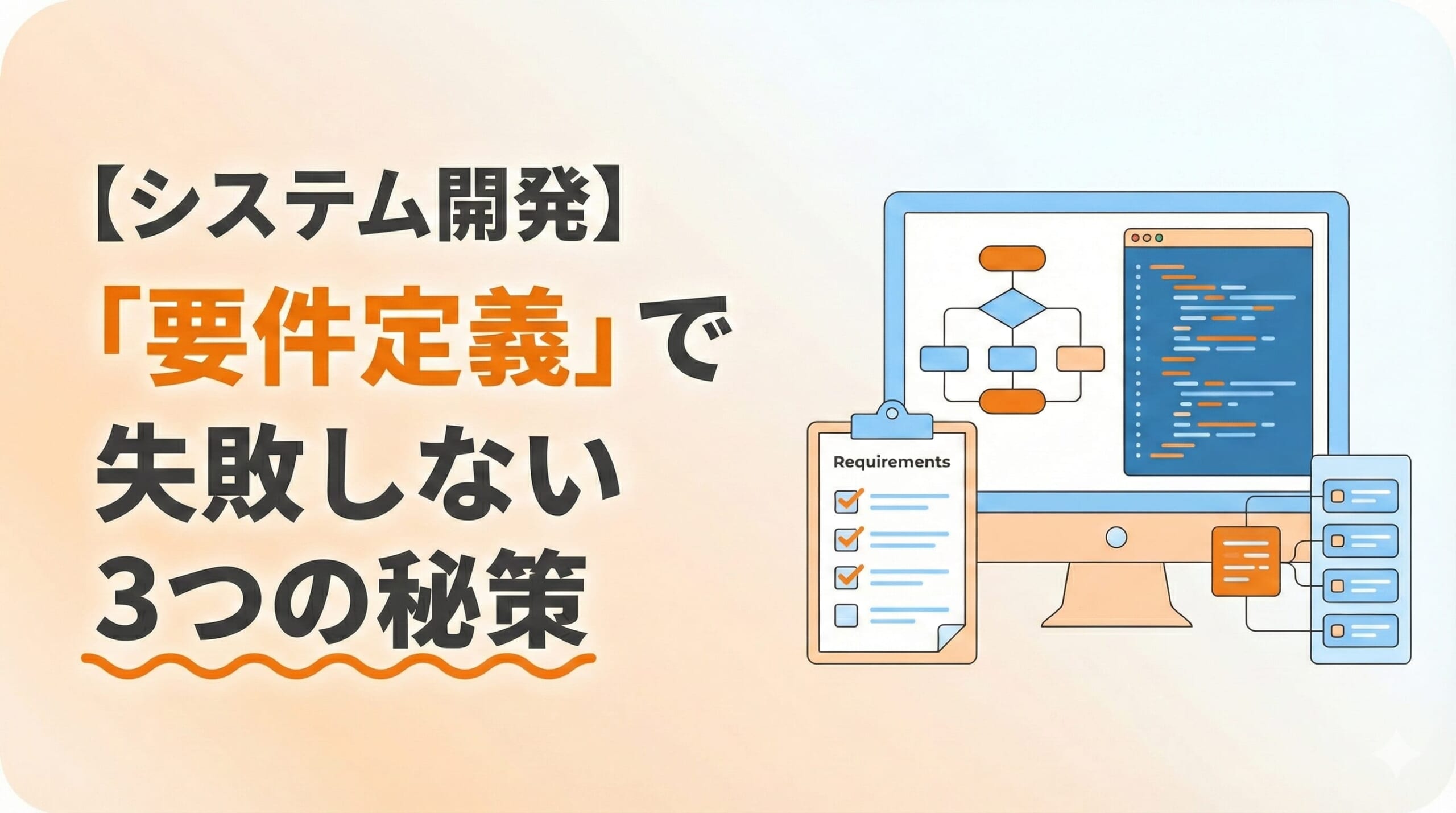 【システム開発】「要件定義」で失敗しない！複雑な統合・AI活用を成功させる3つの秘訣