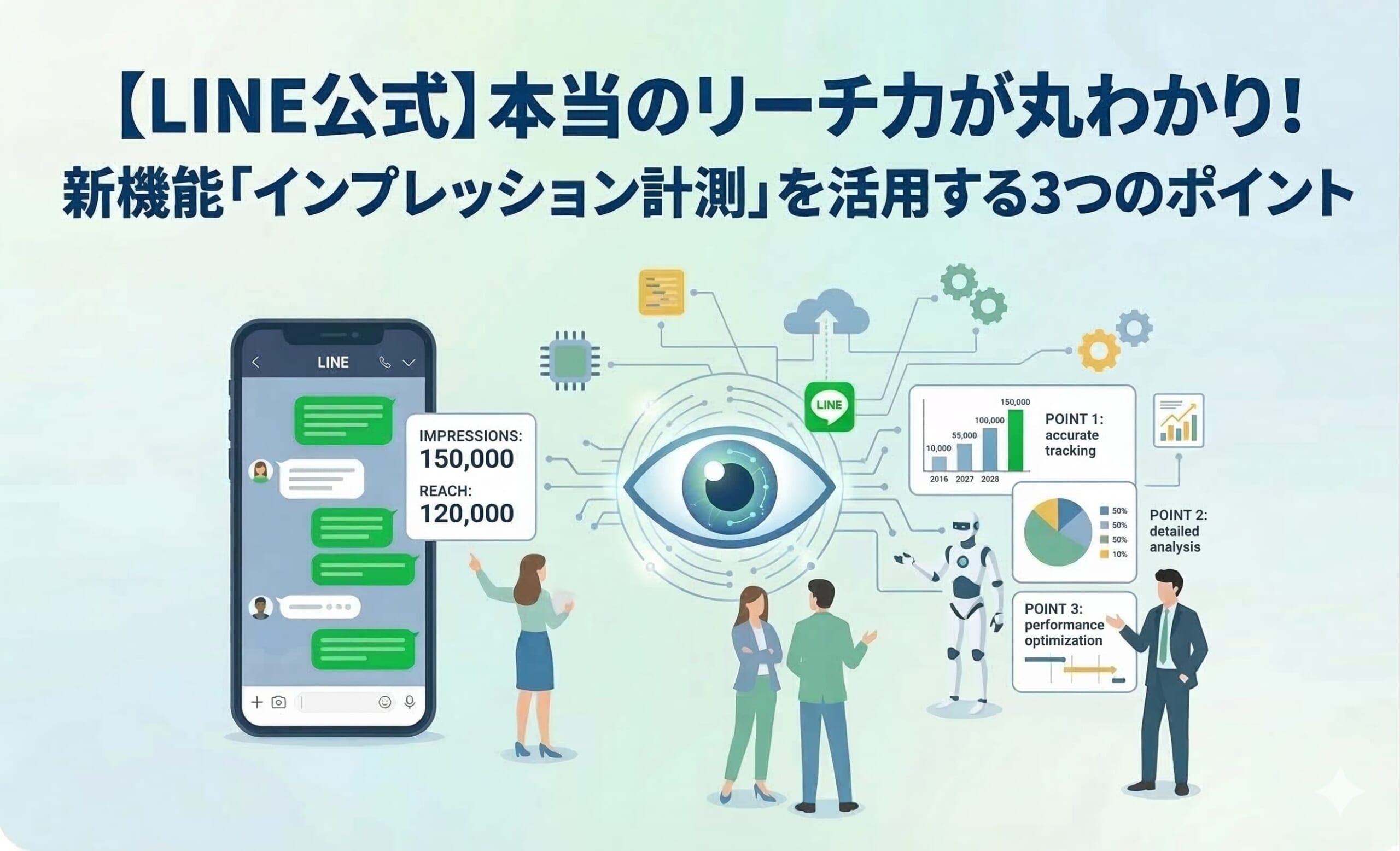 【LINE公式】本当のリーチ力が丸わかり！新機能「インプレッション計測」を活用する3つのポイント