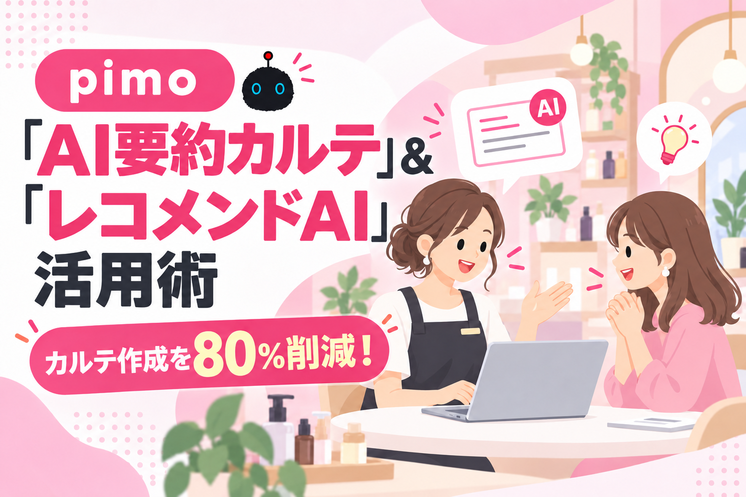 カルテ作成を80%削減！pimo「AI要約カルテ」＆「レコメンドAI」活用術